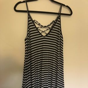 Lush Stripe Tank Dress
